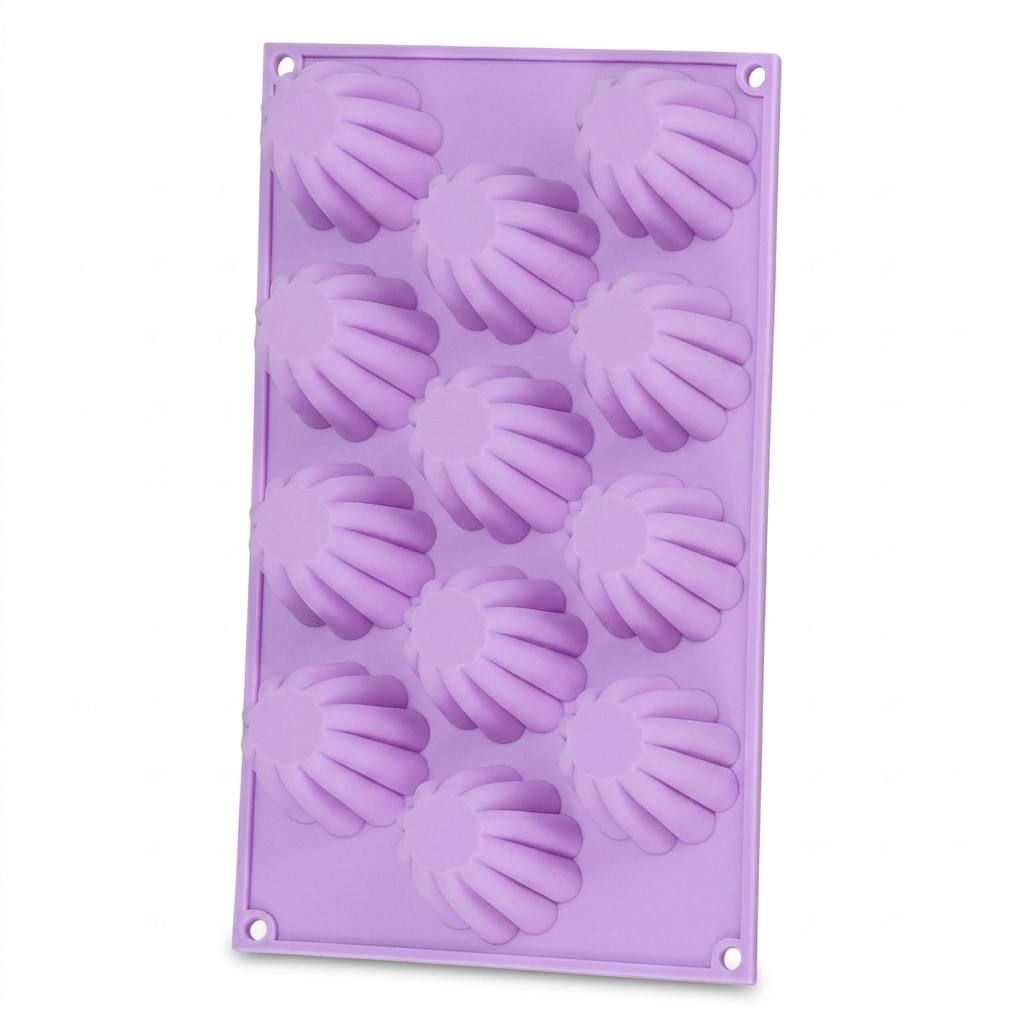 12-Cavity Mini Spiral Silicone - Miniature Baking Kitchen ulasan dan harga